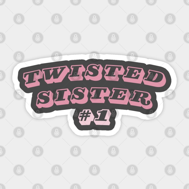 Twisted sister #1 Sticker by Libujos